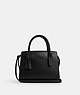 COACH®,ANDREA CARRYALL,Leather,Medium,Black Copper/Black,Front View