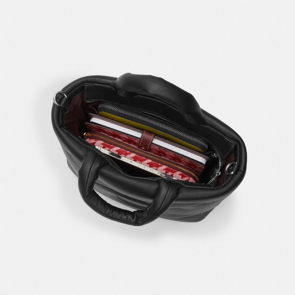 COACH®,Pillow Tote Bag,,Inside View, Top View