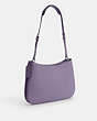 COACH®,PENELOPE SHOULDER BAG,pvc,Mini,Silver/Light Violet,Angle View