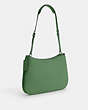 COACH®,PENELOPE SHOULDER BAG,pvc,Mini,Silver/Soft Green,Angle View