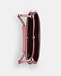 COACH®,PENELOPE SHOULDER BAG,pvc,Mini,Silver/Flower Pink,Inside View,Top View