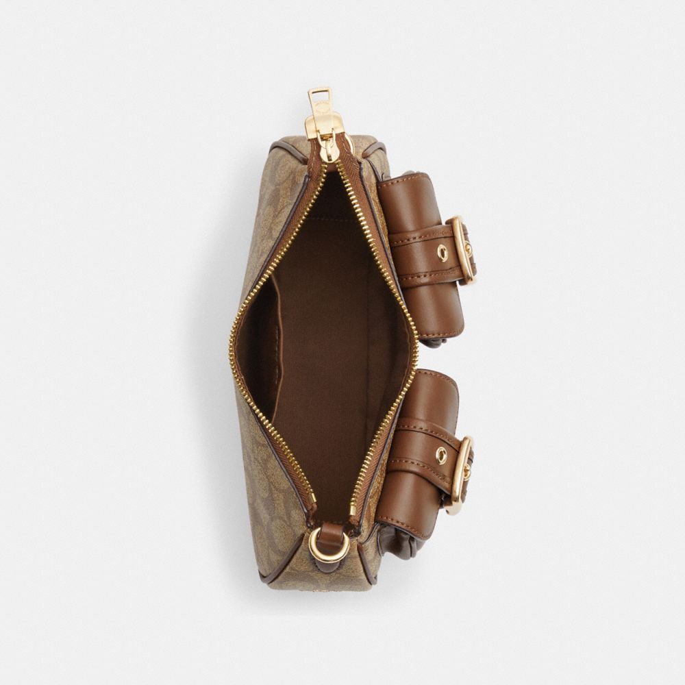 COACH®,Ashton Bag In Signature Canvas,,Inside View,Top View