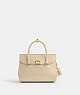 COACH®,BROOME CARRYALL,Calf Leather,Medium,Brass/Ivory,Front View