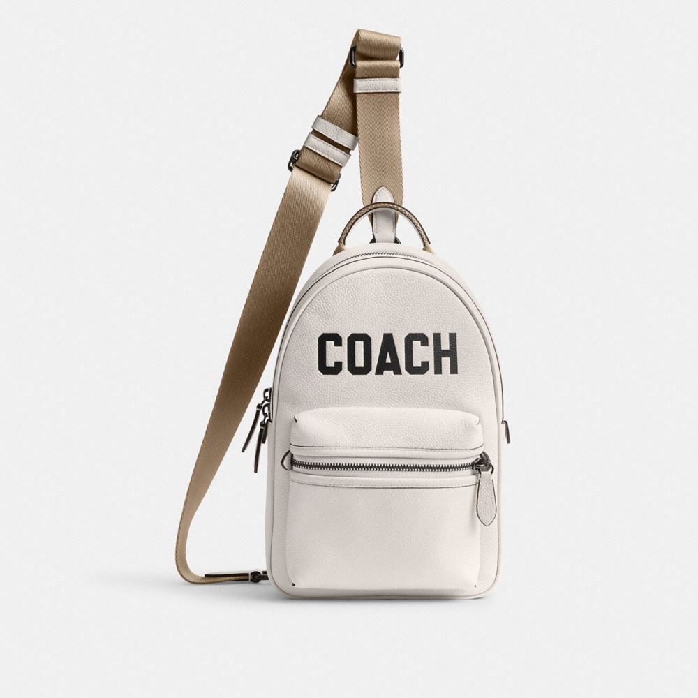 COACH®,チャーター パック・コーチ グラフィック,メッセンジャー&ボディバッグ,ﾁｮｰｸ ﾏﾙﾁ