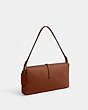 COACH®,HAMPTONS BAG,Glovetanned Leather,Mini,Brass/1941 Saddle,Angle View