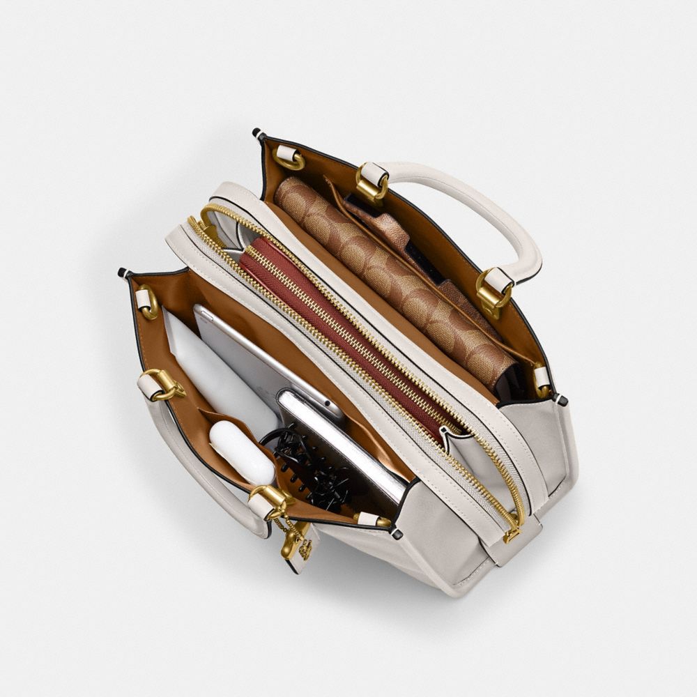 Coach Rogue In Brass/chalk