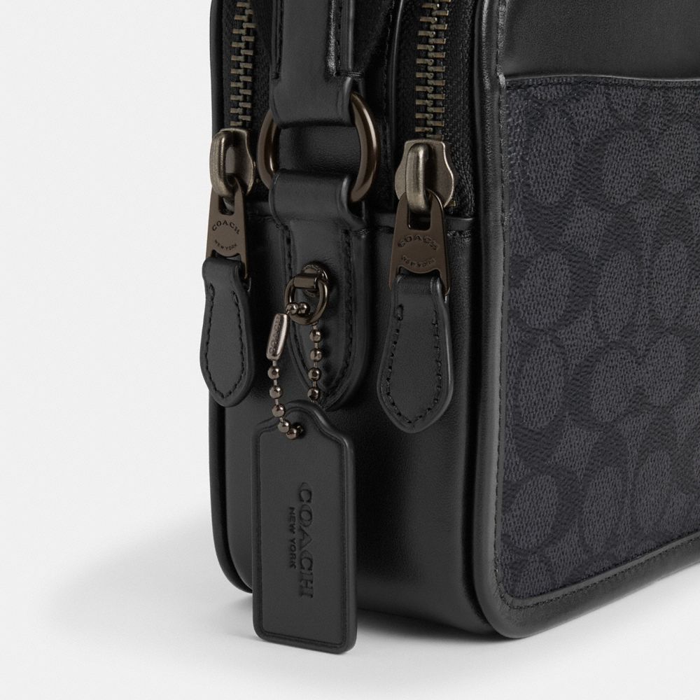 COACH®: Charter Crossbody Bag 24 In Signature Canvas With Coach 