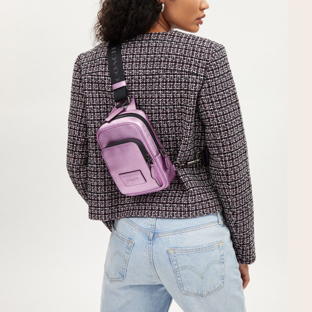 COACH®,Track Pack 14,,Angle View