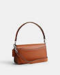 COACH®,TABBY SHOULDER BAG 26,Glovetanned Leather,Silver/Burnished Amber,Angle View