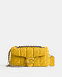 COACH®,TABBY SHOULDER BAG 20 WITH QUILTING,Nappa leather,Small,Buy Now,Silver/Canary,Front View