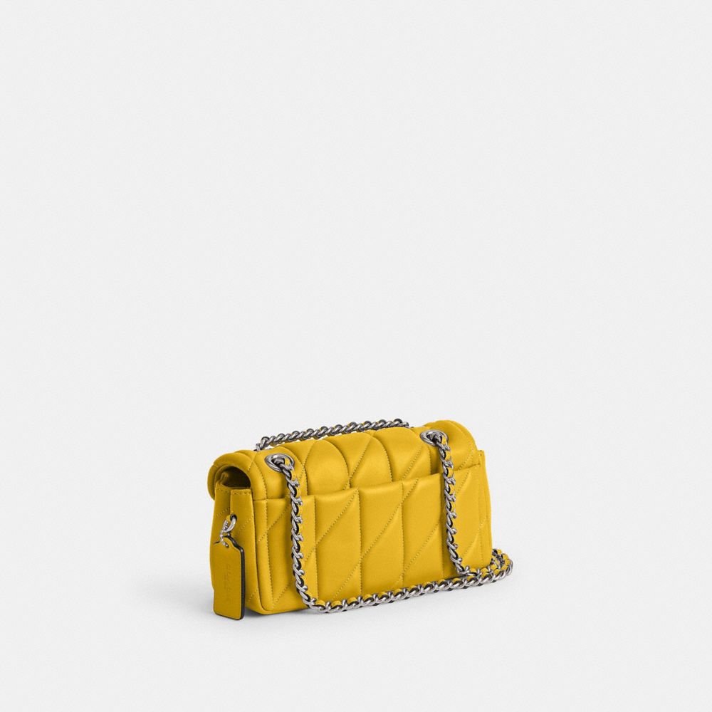 Shop Coach Tabby Shoulder Bag 20 With Quilting In Yellow