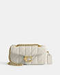 COACH®,TABBY SHOULDER BAG 20 WITH QUILTING,Nappa leather,Small,Buy Now,Brass/Chalk,Front View