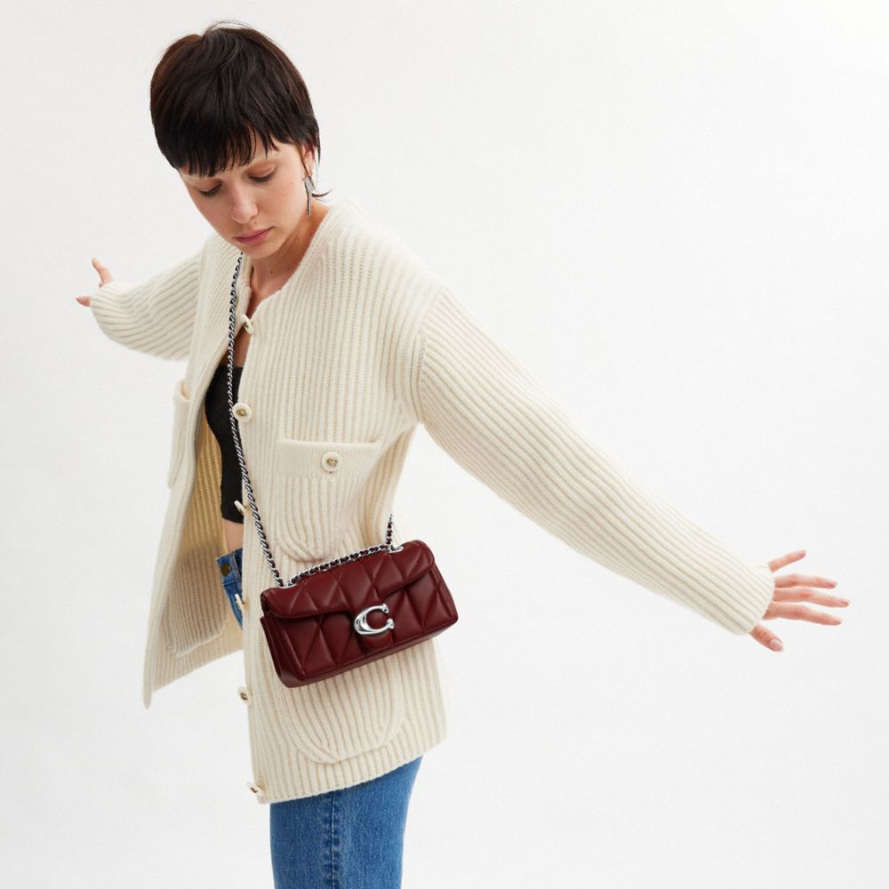 Coach In Silver/dark Ruby