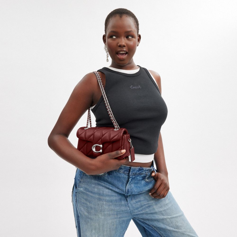 Coach In Silver/dark Ruby