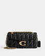 COACH®,TABBY SHOULDER BAG 26 WITH QUILTING,Nappa leather,Medium,Buy Now,Brass/Black,Front View