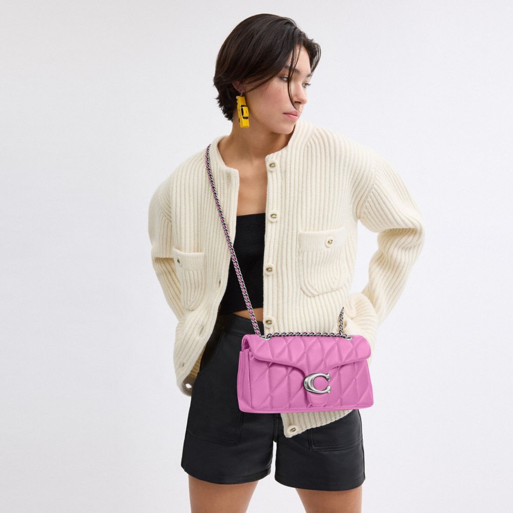 Coach In Silver/fuschia
