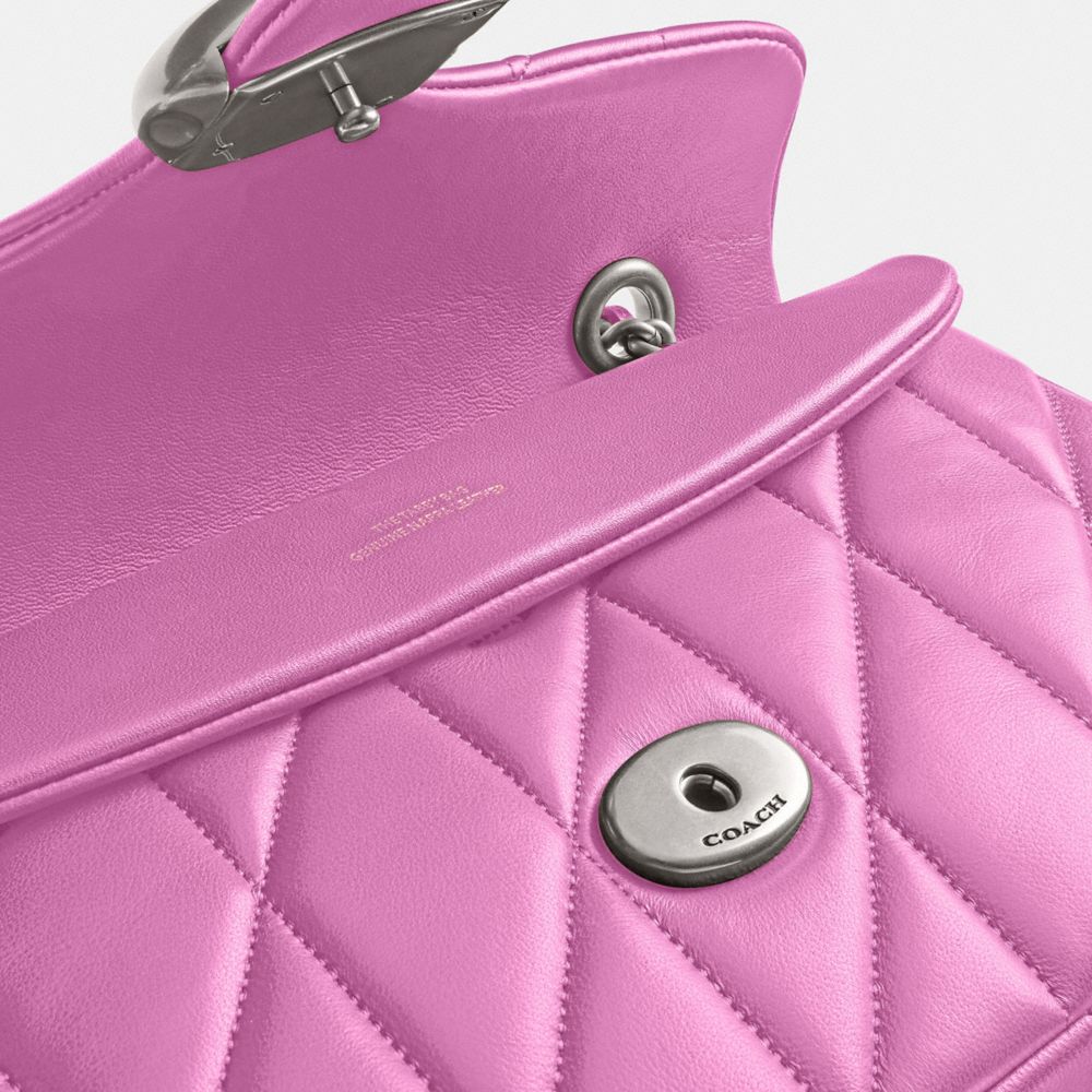 Coach In Silver/fuschia