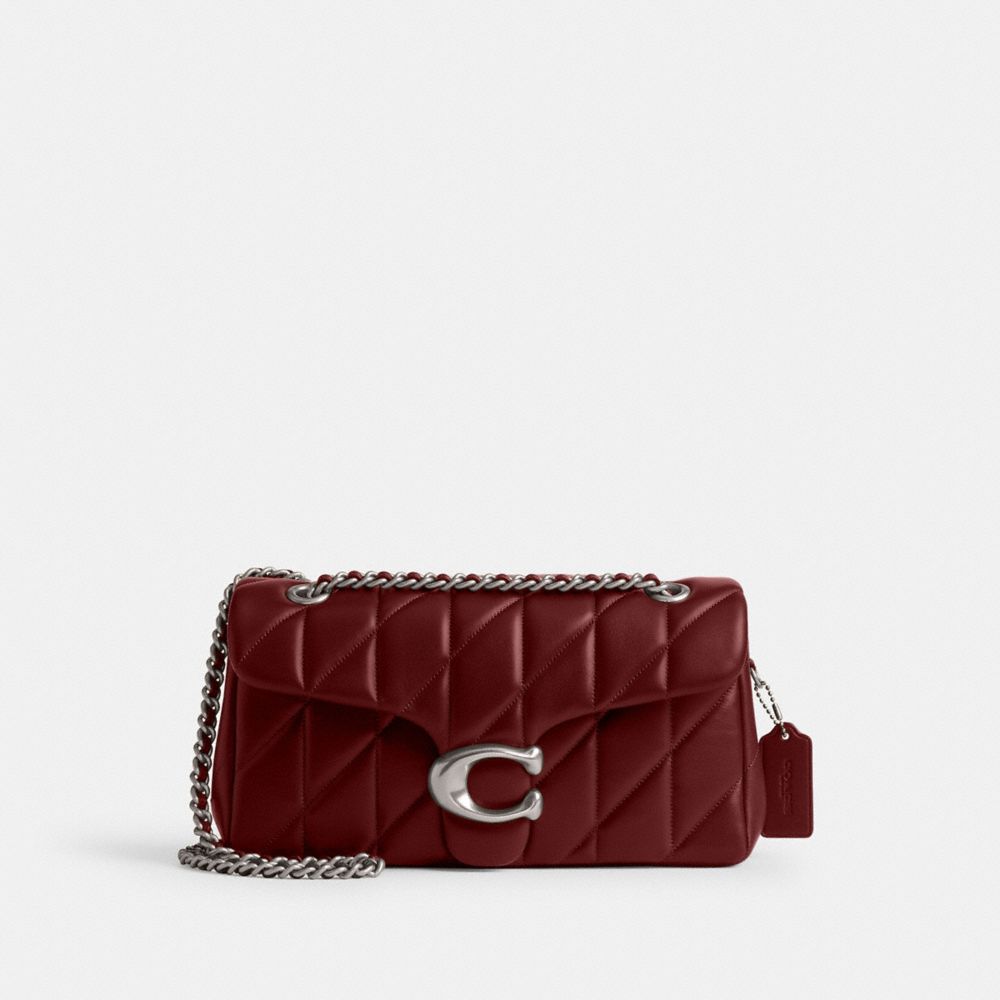 Coach Tabby Schultertasche 26 Mit Steppung In Red