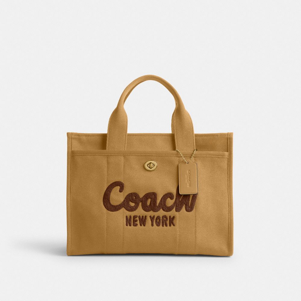 COACH®,Cargo Tote Bag,Canvas,Cotton,Tote,No Embellishment,Casual,,Front View