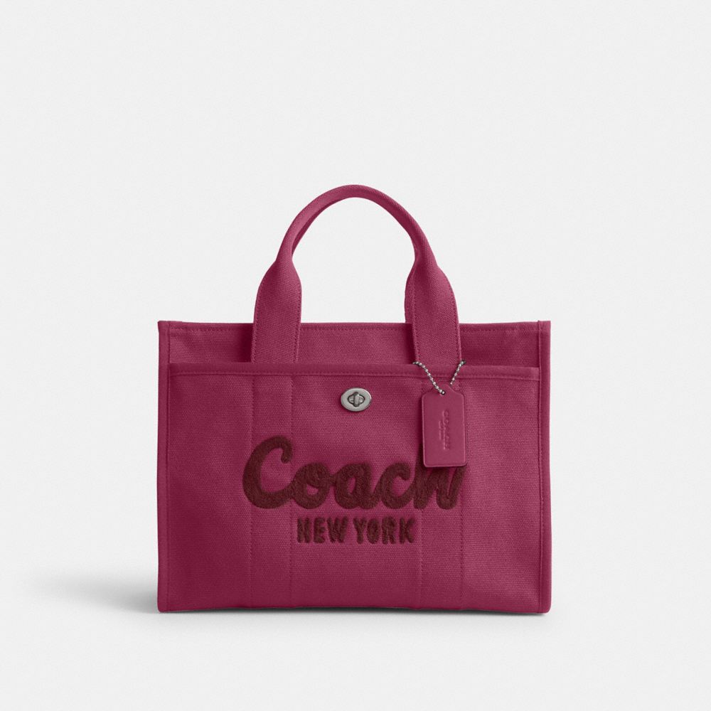 COACH®,Cargo Tote Bag,Cotton,Canvas,Crossbody,No Embellishment,Casual,,Front View image number 0