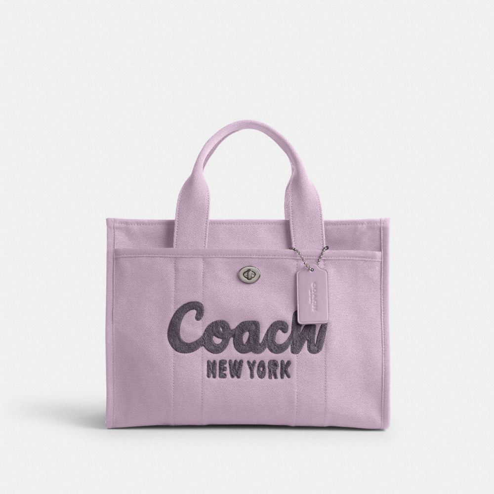 Coach Cargo Tote In Purple