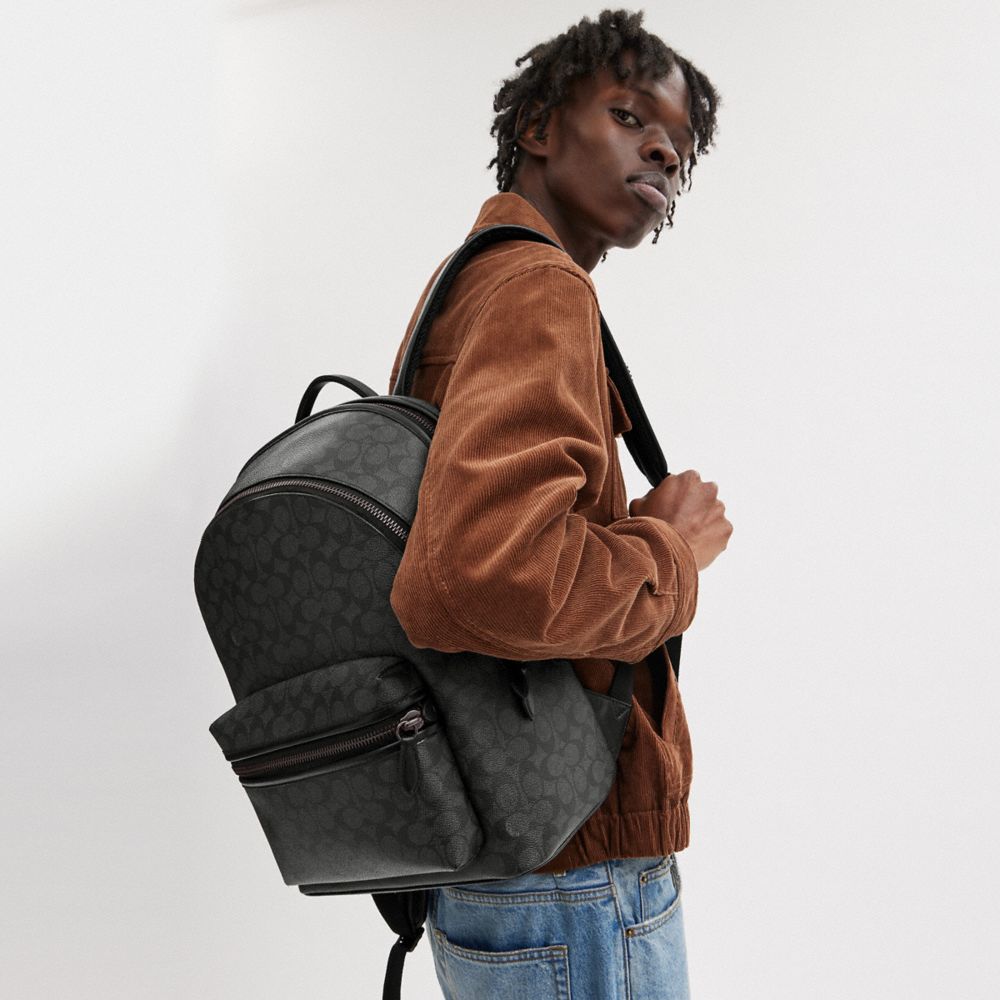 COACH®: Charter Backpack In Signature Canvas