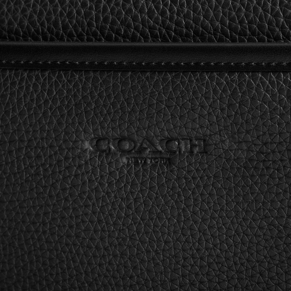 COACH®,Gotham Convertible Brief,Calfskin Leather,Leather,Briefcase,Adjustable,Work,Casual,Black,Closer View