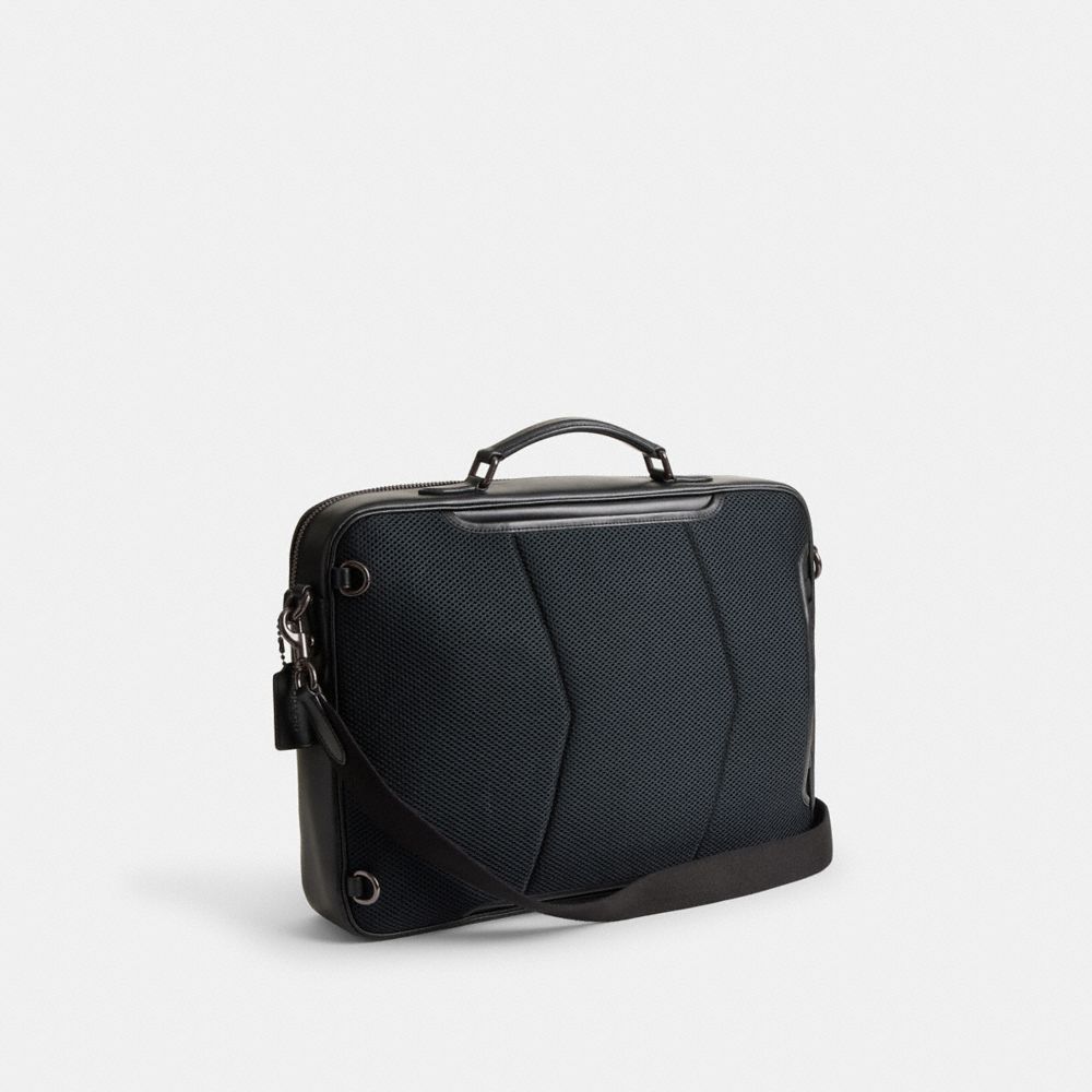 Porte documents convertible Gotham en toile signature COACH