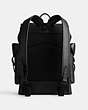 COACH®,HITCH BACKPACK,Glovetanned Leather,Large,Black,Back View