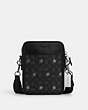 COACH®,SULLIVAN CROSSBODY IN SIGNATURE JACQUARD WITH STAR EMBROIDERY,Jacquard,Small,Silver/Charcoal/Black Multi,Front View