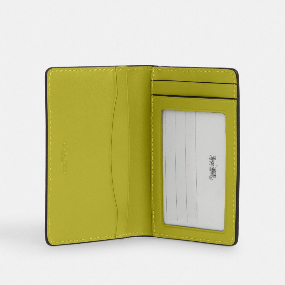 COACH®,ID ウォレット,カードケース&パスケース,ﾒﾀﾘｯｸ ｼﾄﾘﾝ