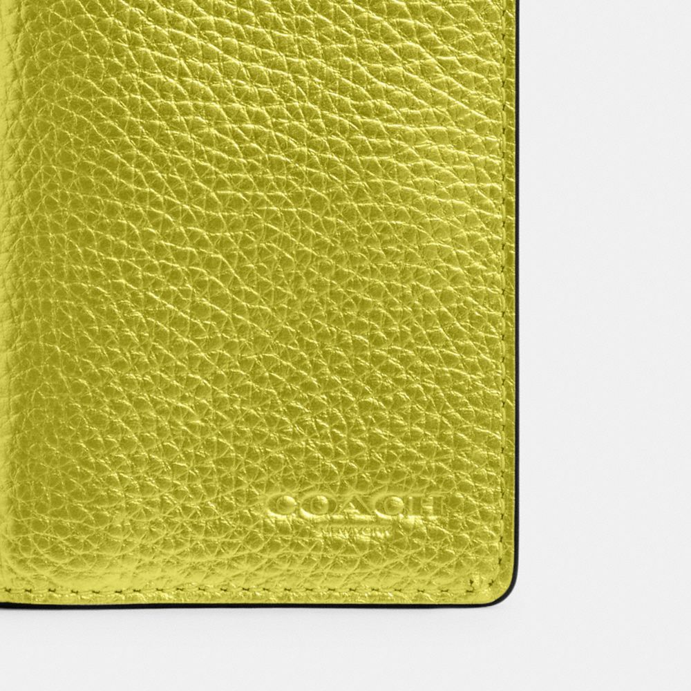 COACH®,ID ウォレット,カードケース&パスケース,ﾒﾀﾘｯｸ ｼﾄﾘﾝ