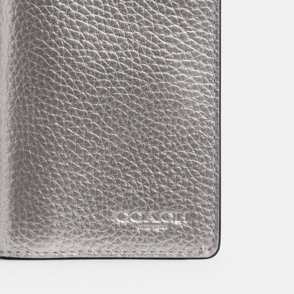 COACH®,ID ウォレット,カードケース&パスケース,ﾒﾀﾘｯｸ ｱｯｼｭ