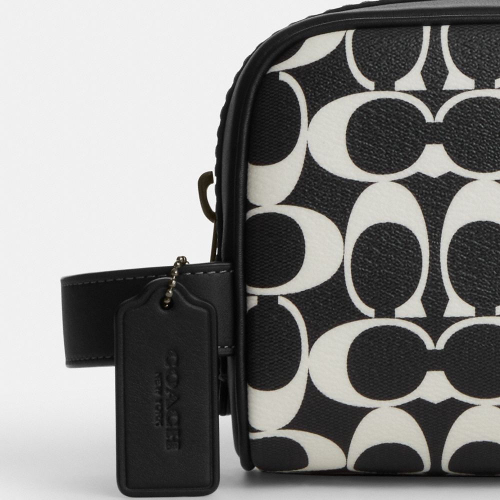 COACH®,Small Travel Kit In Signature Canvas,