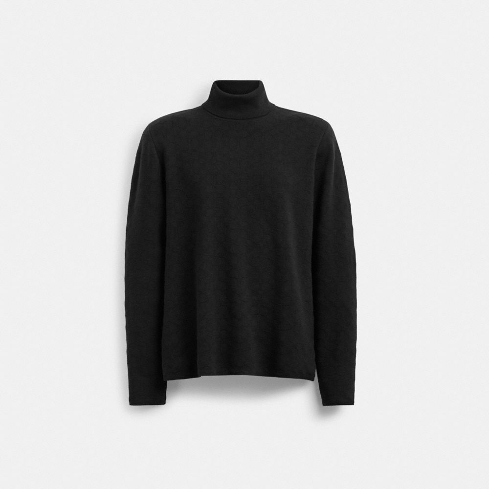 COACH®  Signature Turtleneck