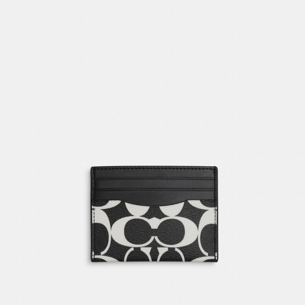 Black Card case with logo Coach - Vitkac Canada