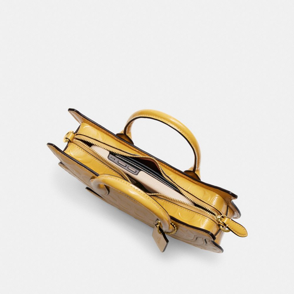 COACH®,Banana Bag In Signature Leather,,Inside View, Top View