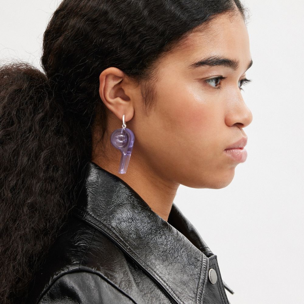 COACH®,ハート ロリポップ アンド ホイッスル ミスマッチ ピアス,ピアス,