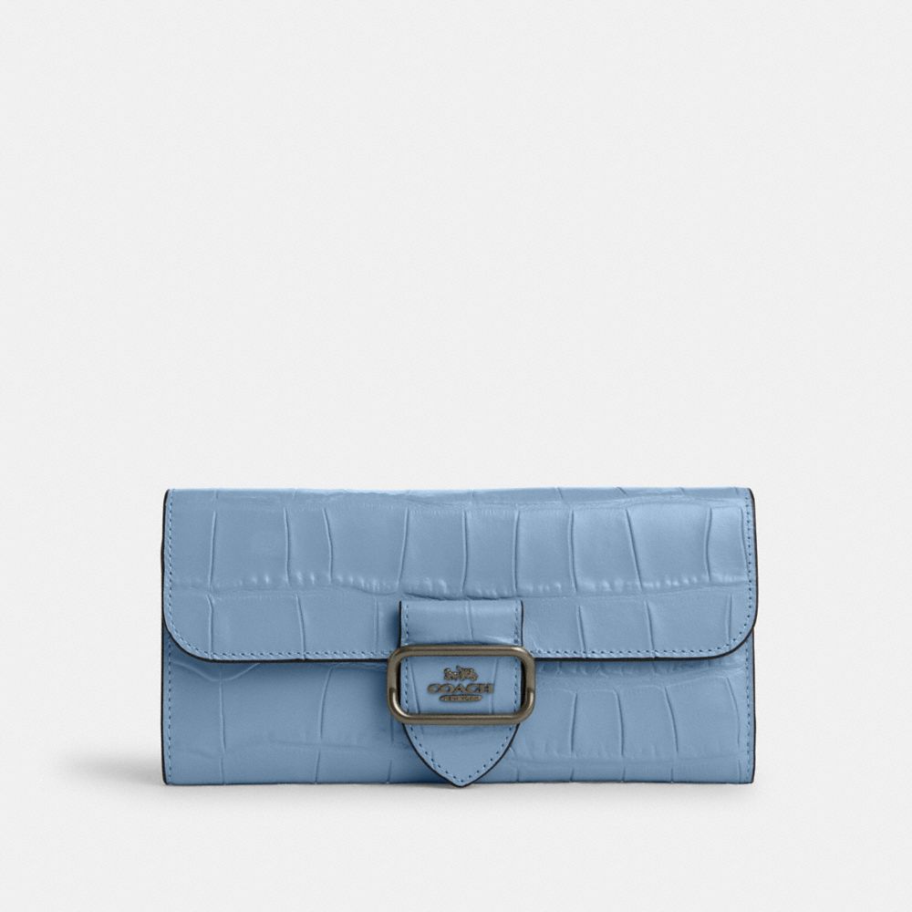 Coach wallet light blue new arrivals