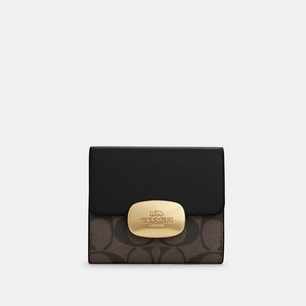 COACH® | Eliza Small Wallet In Signature Canvas