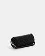 COACH®,NOLITA BARREL BAG IN SIGNATURE DENIM,Mini,Silver/Black,Angle View