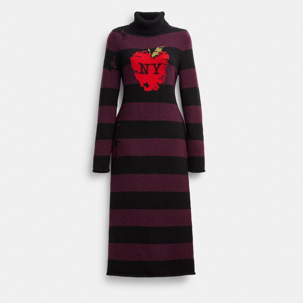 Black ripped hotsell sweater dress