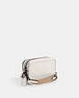 COACH®,CHARTER CROSSBODY WITH COACH GRAPHIC,Polished Pebble Leather,Small,Chalk Multi,Angle View