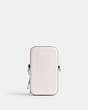 COACH®,PHONE CROSSBODY,Crossgrain Leather,Small,Chalk,Back View