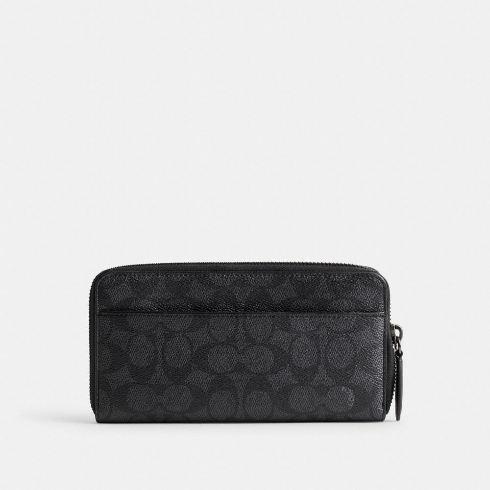 COACH®,アコーディオン ウォレット・シグネチャー キャンバス・コーチ グラフィック,長財布,