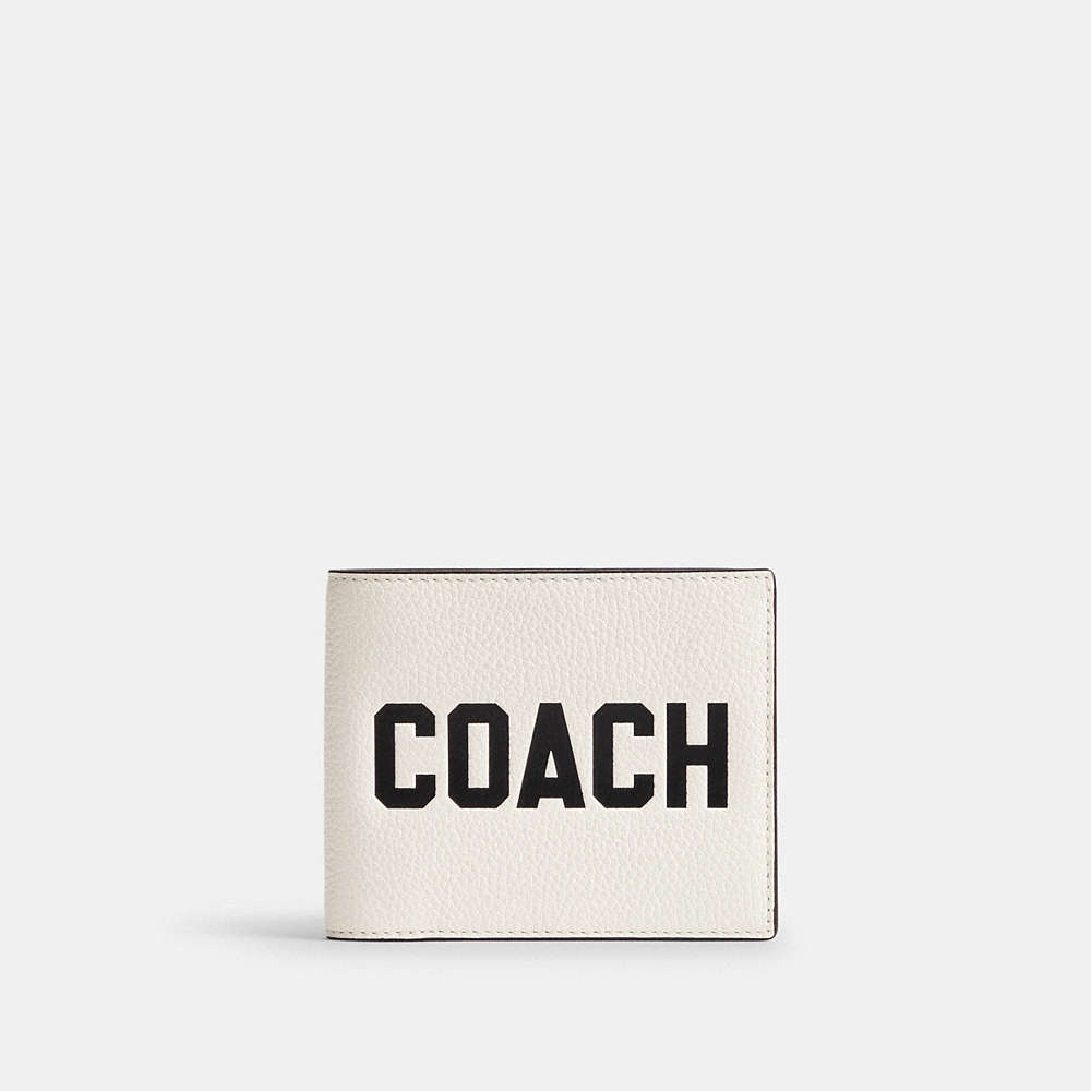 Coach 3 In 1 Wallet With  Graphic In White
