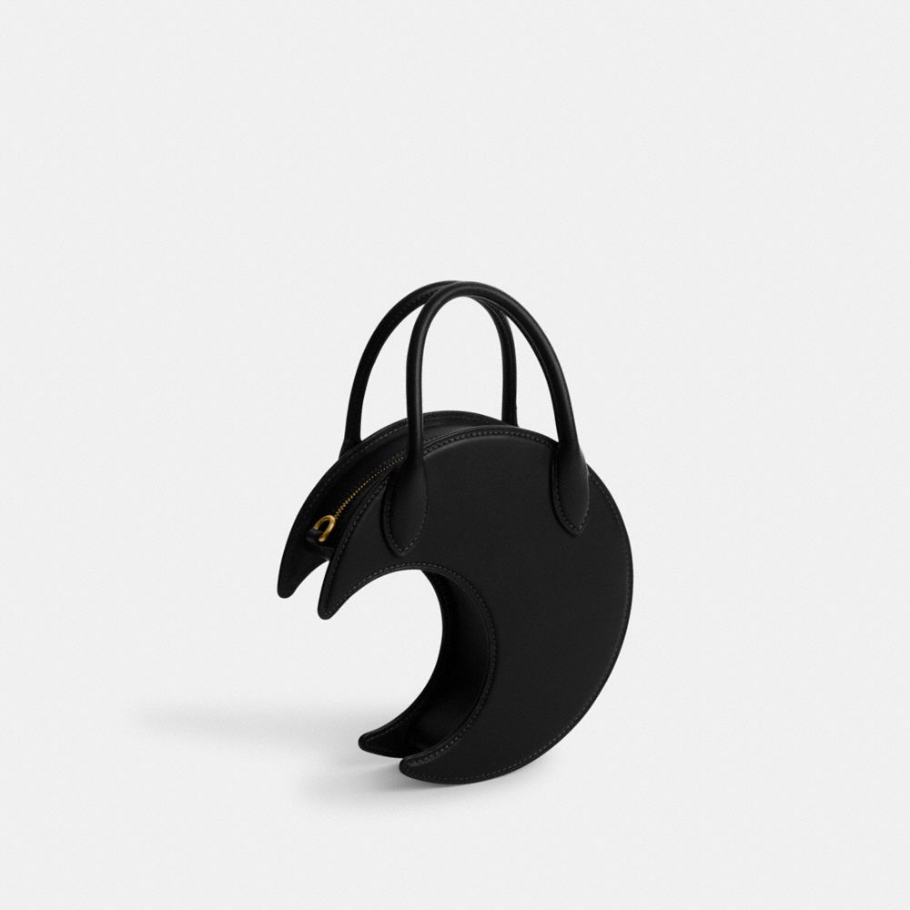 ELLE ICONIC LEATHER HALF MOON BAG