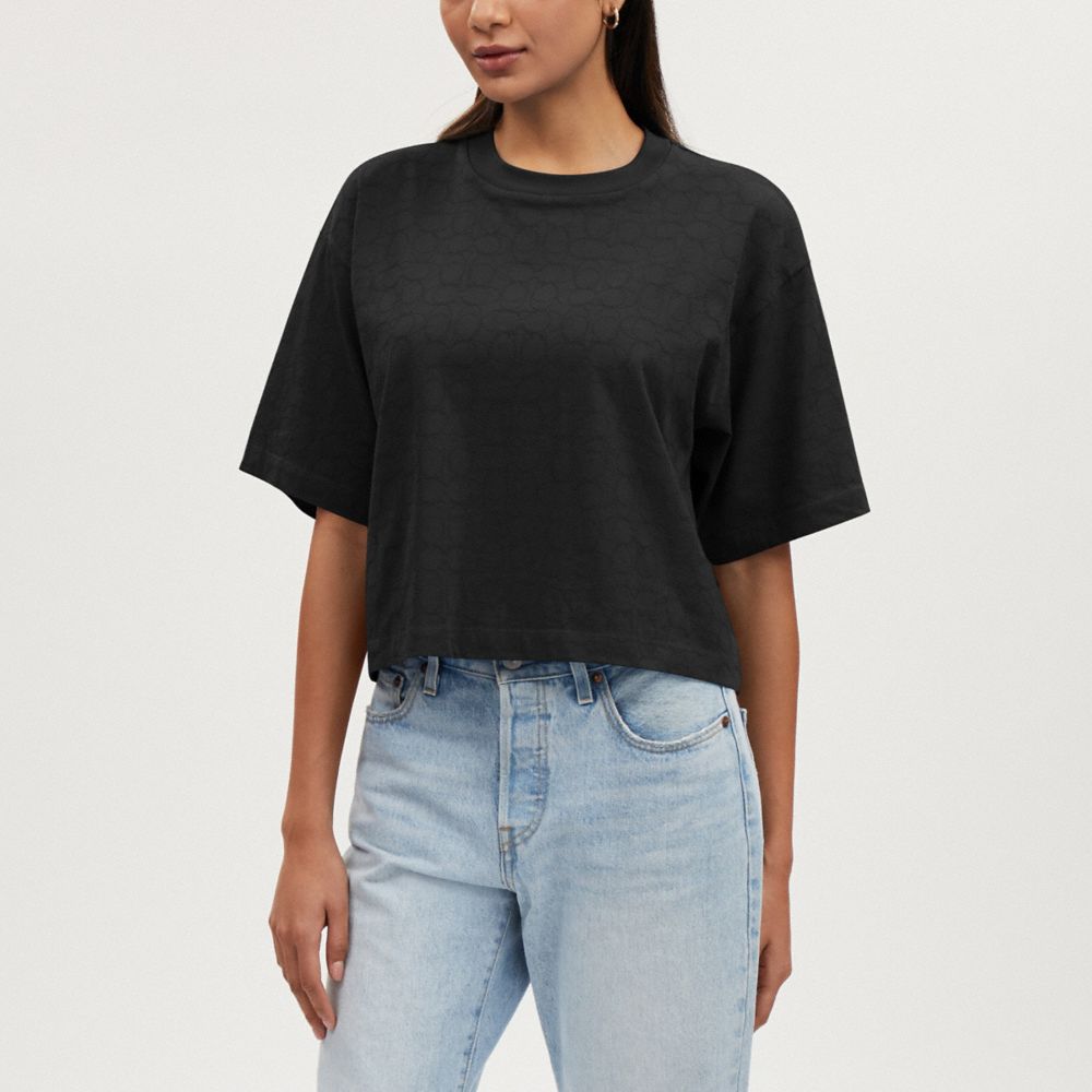 Coachtopia クロップドTシャツ XS ブラック 公式】COACH – コーチトピア™ | クロップド Tシャツ・コーチ