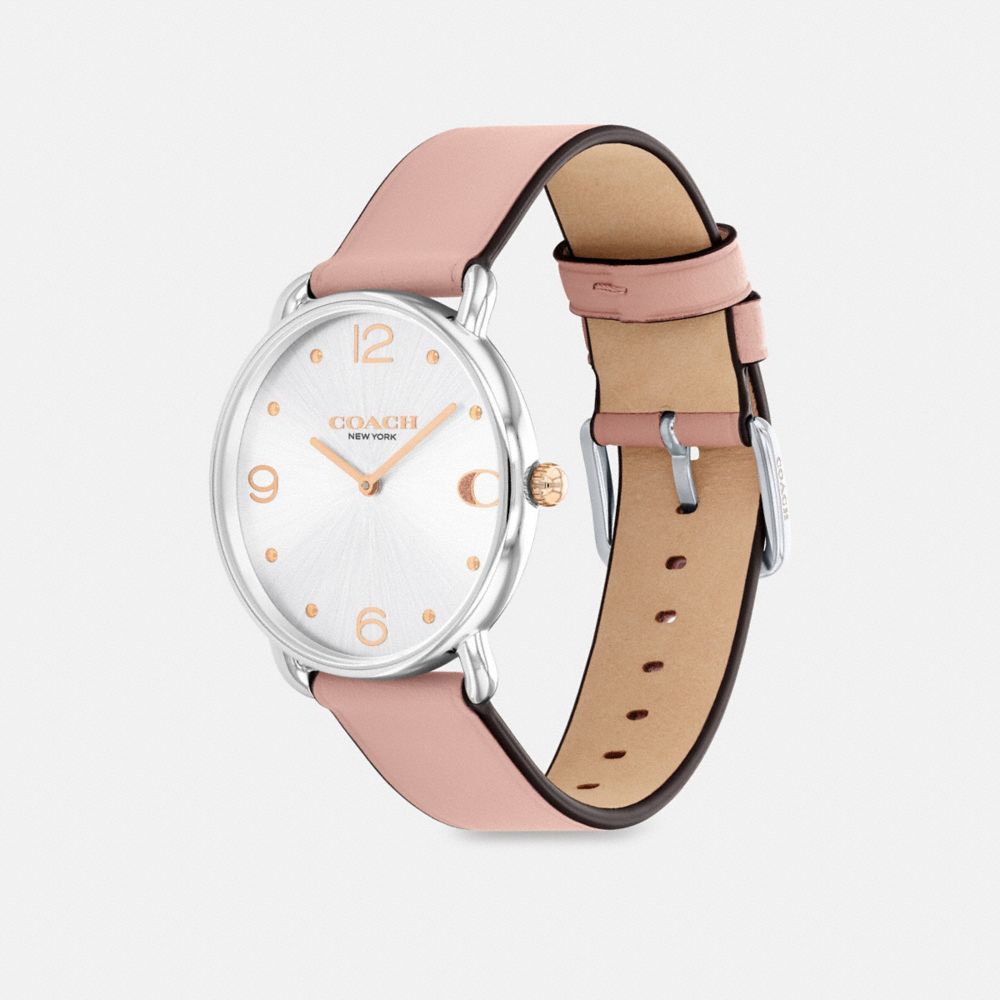 COACH®,ELLIOT WATCH, 36MM,Blush,Angle View