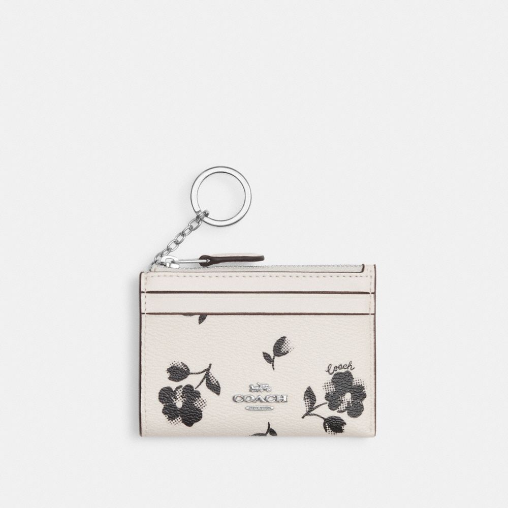 Mini Skinny Id Case With Floral Print